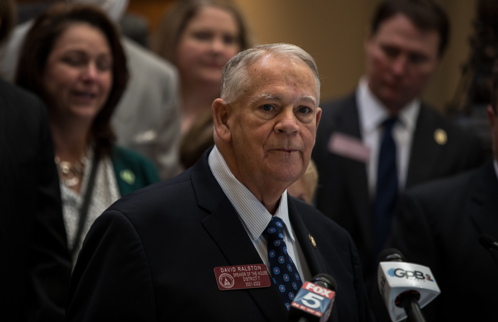 David Ralston introduces HB1013 at the Georgia Capitol Jan. 26, 2022.