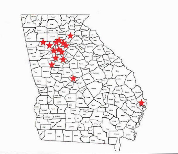 The DDS locations that would receive a kiosk if the project is approved include Alpharetta, Atlanta, Cumming, Decatur, Fayetteville, Forest Park, Gainesville, Kennesaw, Lawrenceville, Lithonia, Locust Grove, Macon, Marietta, Norcross and Savannah. 