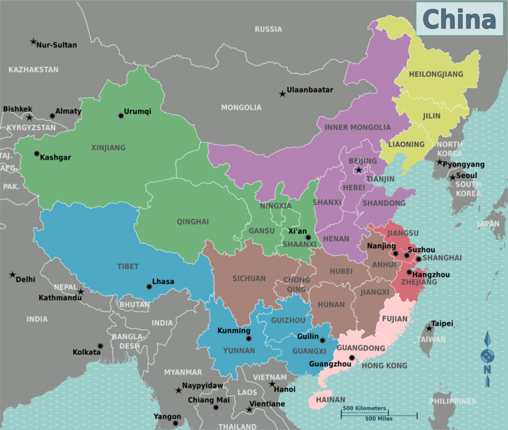 Map of China