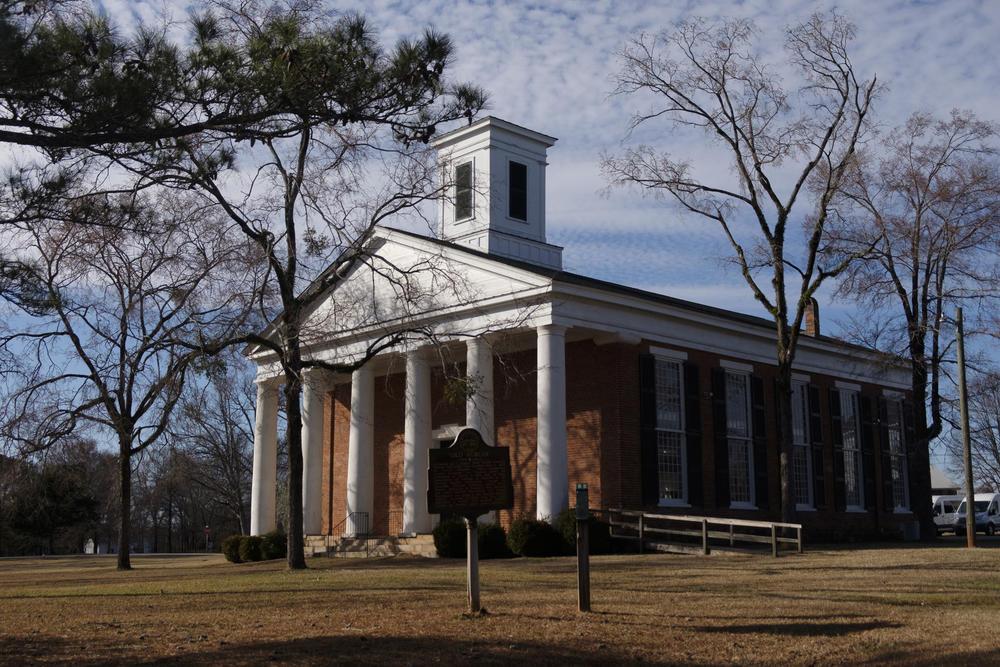 The old chapel on the grounds of the old Mercer Institute in Penfield. 