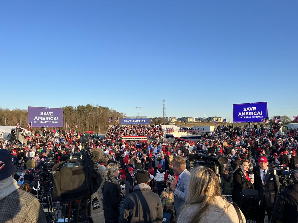 Trump holds rally in Commerce, Ga.