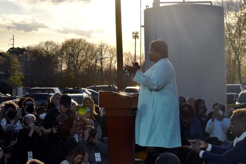 At a rally in Atlanta, Abrams outlined her plan for 'One Georgia' if elected governor.