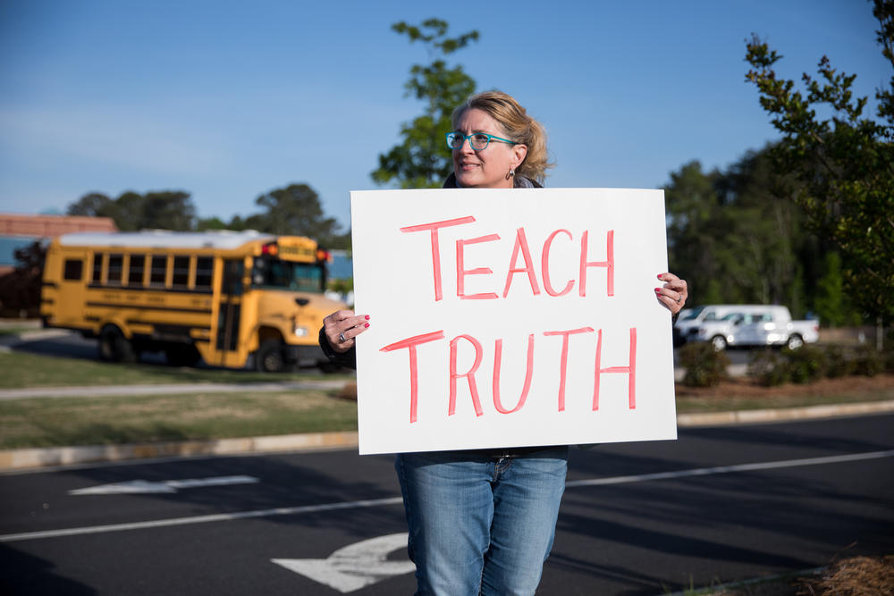 Education bills protest