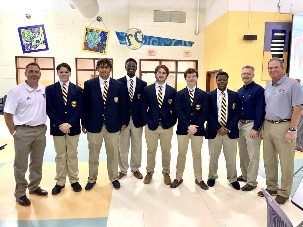 Thomas County Central Head Coach and players