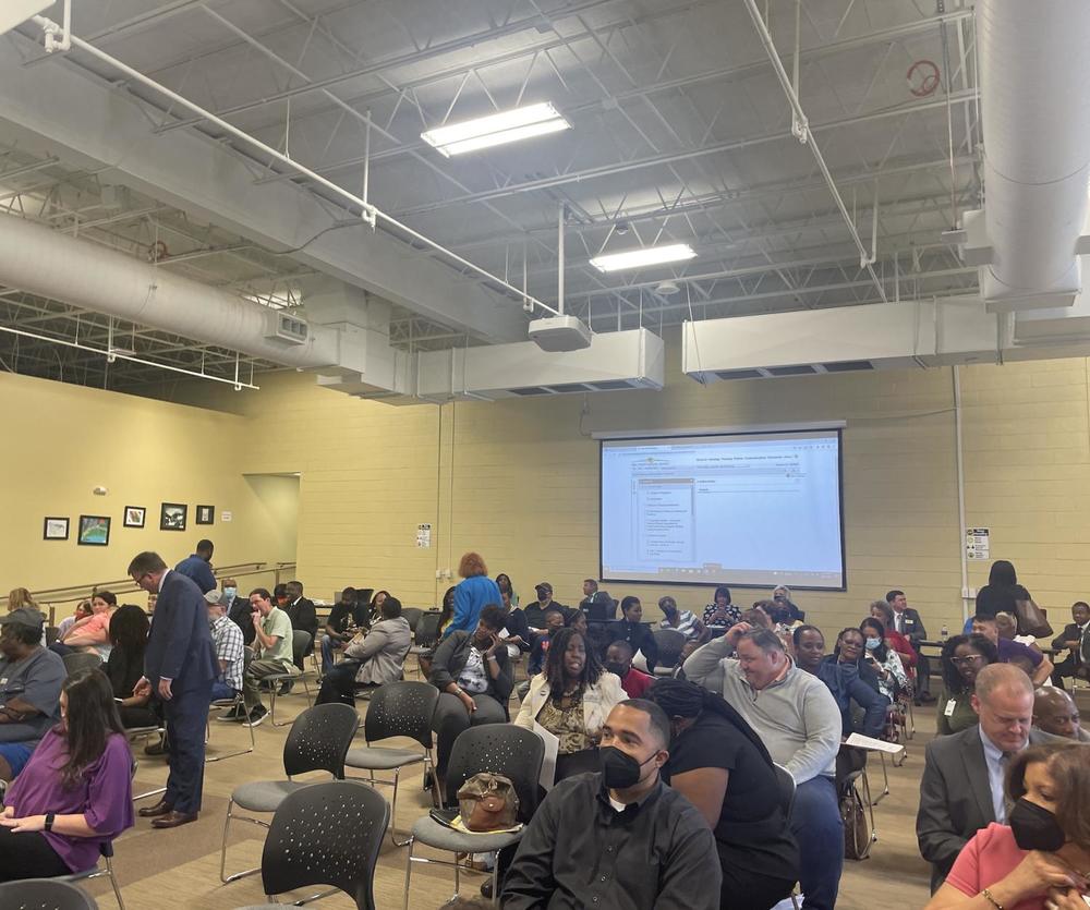 The BOE meeting was well attended in anticipation of a finalist being named for Bibb Schools superintendent.