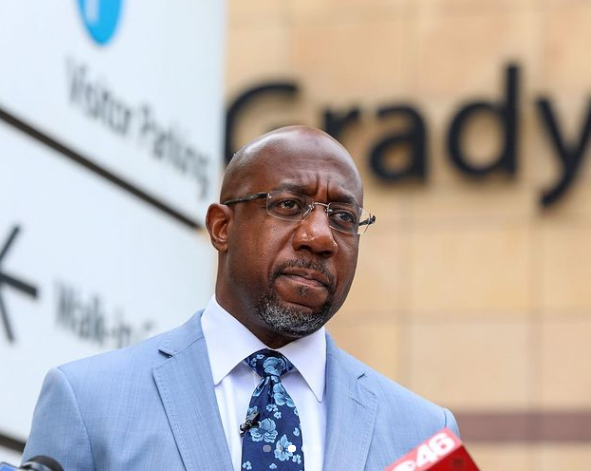 A photo of Raphael Warnock.