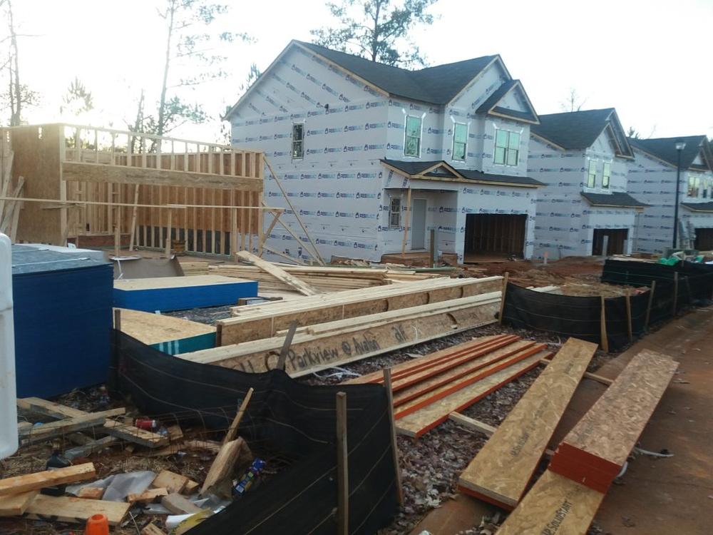 A report from Georgia’s Public Policy Foundation and home builders association says that while workforce shortages and the cost of building materials receive a lot of discussion about the rising price of homes, their study demonstrates the significance of government regulations, In this 2019 file photo, new homes are under construction in McDonough. 