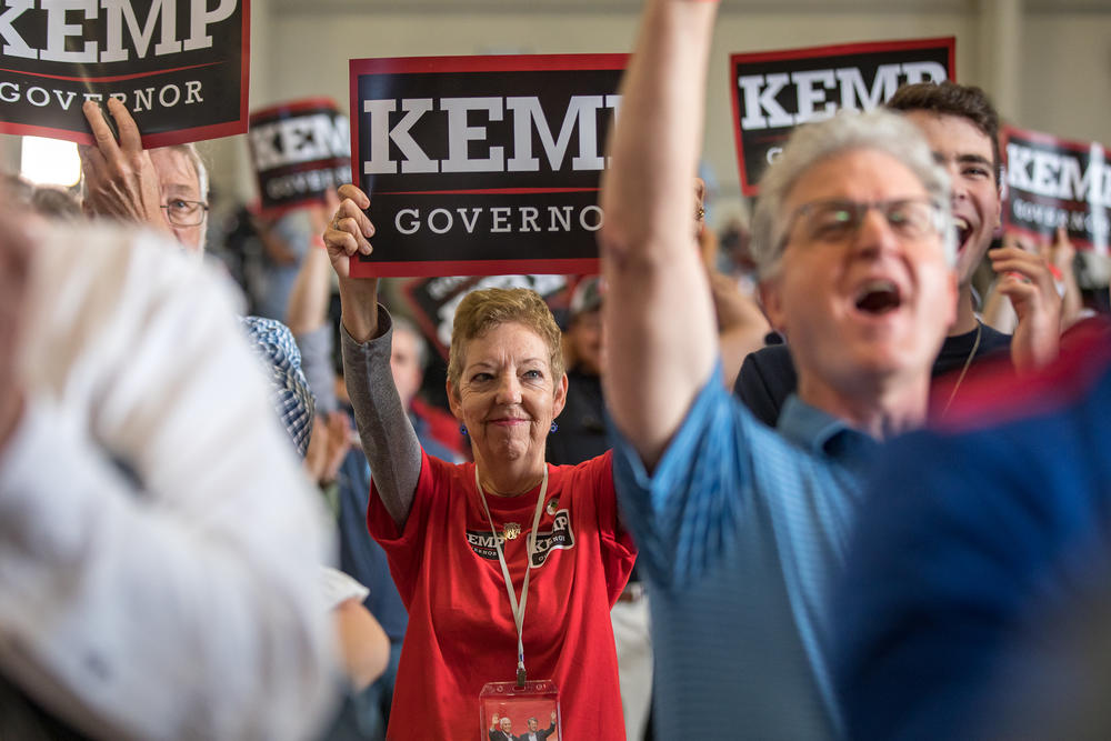 Kemp campaign rally