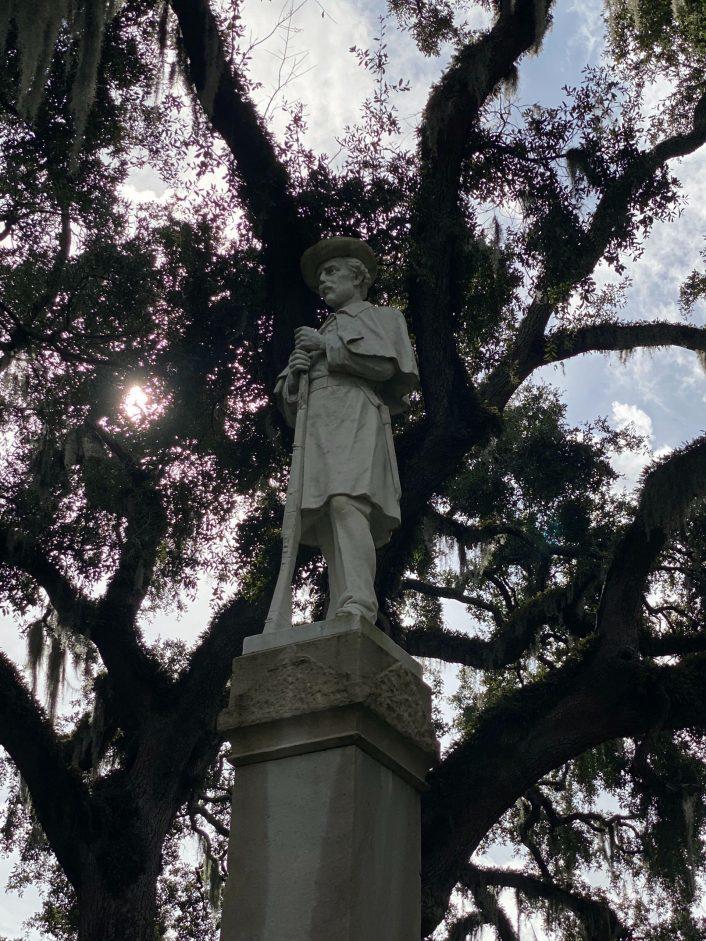 Confederate monument in Brunswick