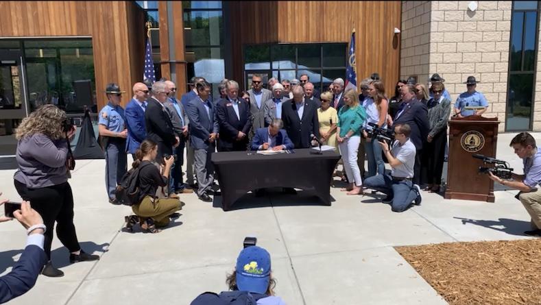 Gov. Brian Kemp signs FY 2023 budget on May 12, 2022