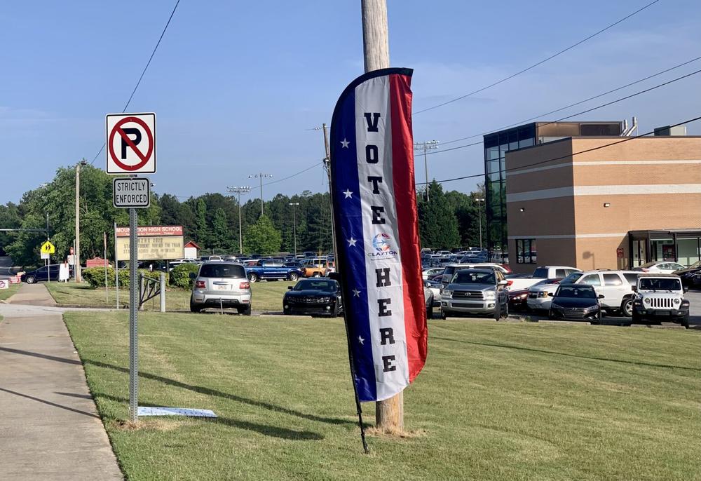  On May 24, Clayton County Mount Zion High School held its primary election and graduation ceremonies, which by the evening was the main draw during a record statewide mid-term primary turnout. 