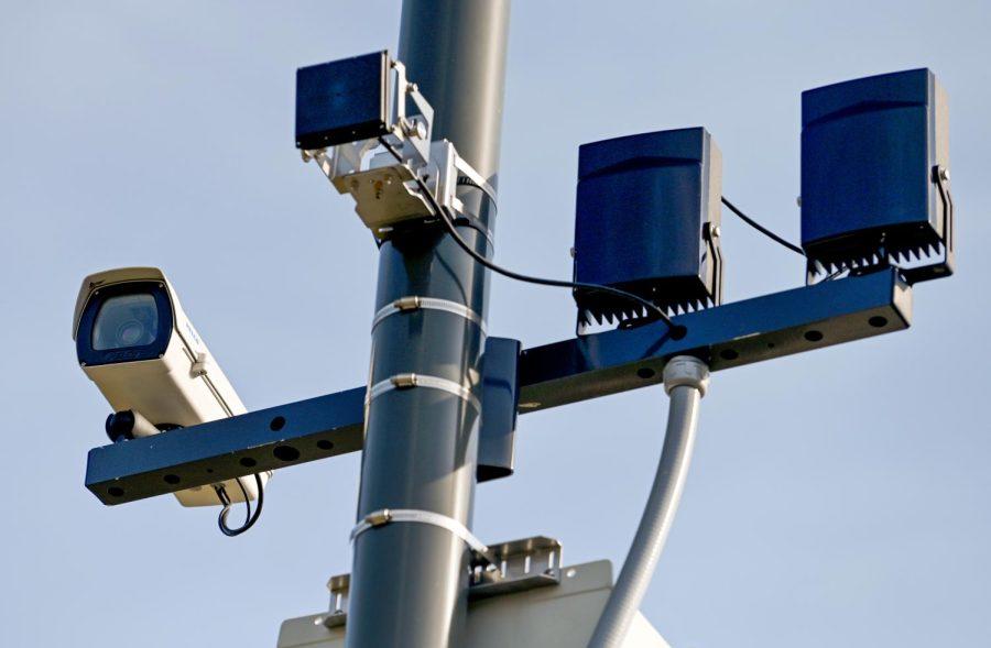 A new automated traffic camera outside Rutland Middle School on Skipper Road in South Bibb County.