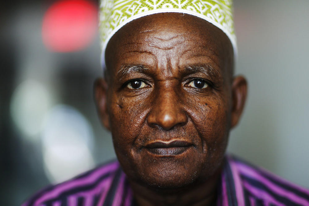 portrait of a man's face