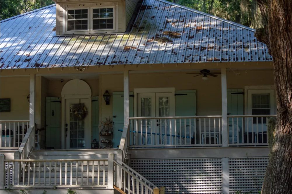 Larger homes are built on Sapelo Island while the county limit in Hogg Hummock for residents is 1,400 square feet. This house, which belongs to former Georgia Southern University football coach Chad Lunsford, is 1,573 square feet, according to county records. 