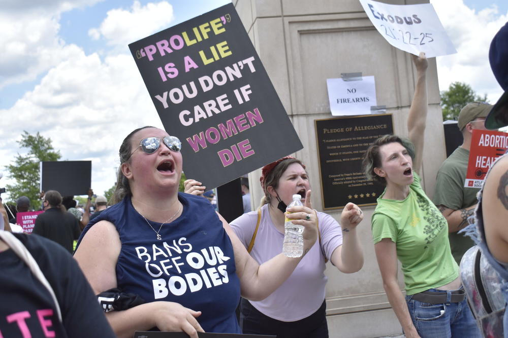 Abortion protest in Atlanta, May 14, 2022. Ross Williams/Georgia Recorder