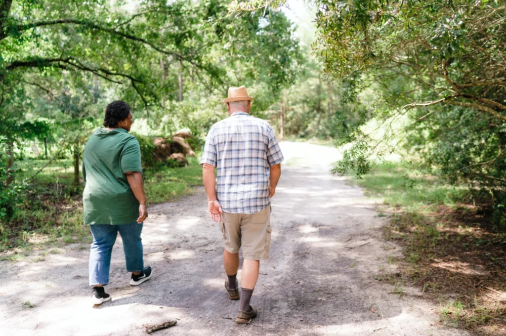 Stacey Abrams visits Green Bridge Farm in Effingham County near Guyton on Aug. 20. 