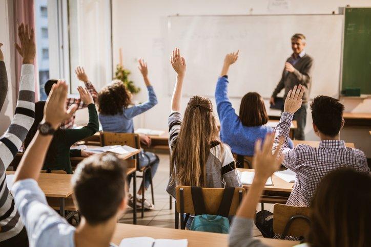 Children in classroom