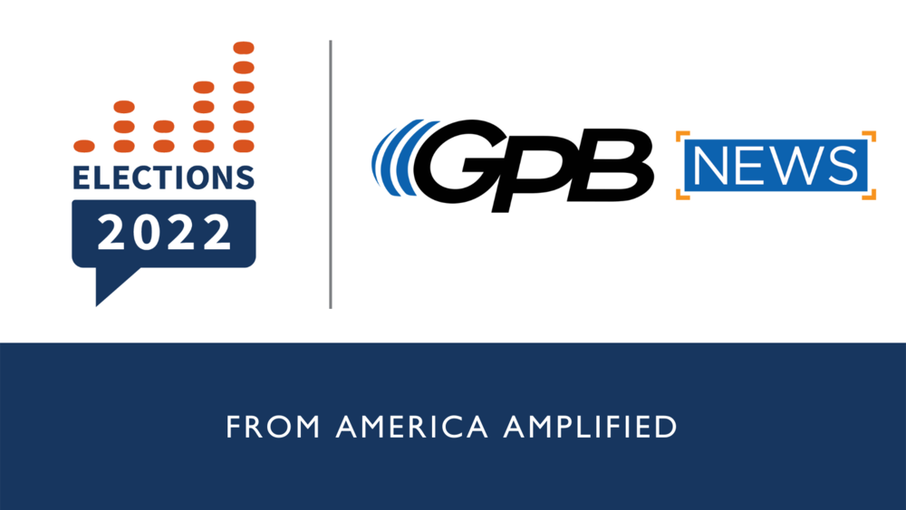 American Amplified Elections 2022 and GPB News logos