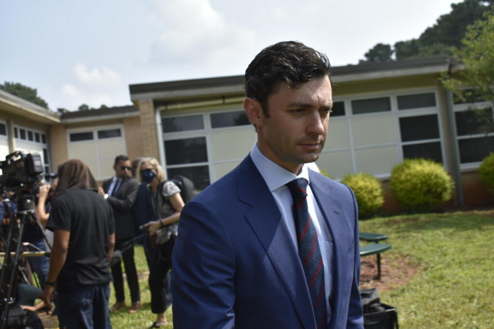  Georgia Democratic Sen. Jon Ossoff criticized Republicans during a U.S. Senate Judiciary Committee for failing to take threats to election workers seriously.