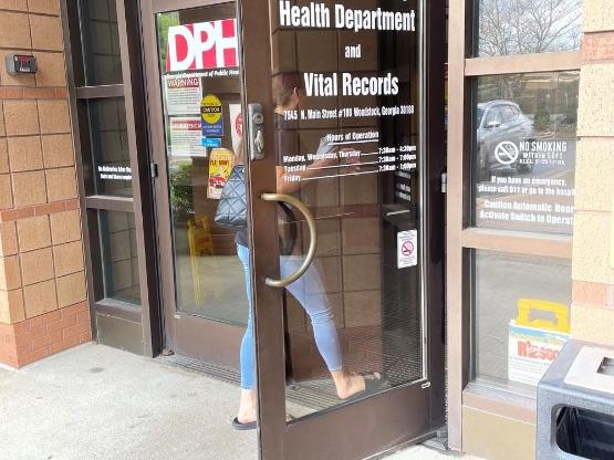 Georgians may get a free COVID-19 bivalent vaccine booster at their local health department. (Ellen Eldridge / GPB News)