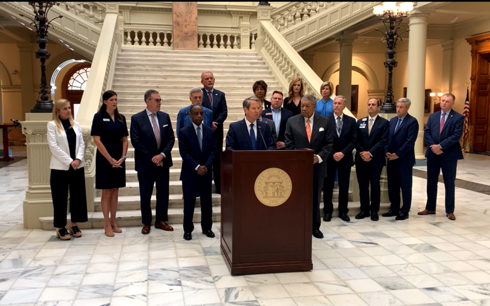 Georgia capitol press conference