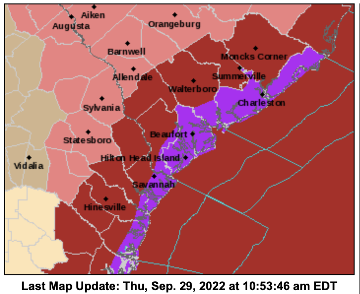 NWS weather forecast Sept. 22, 2022