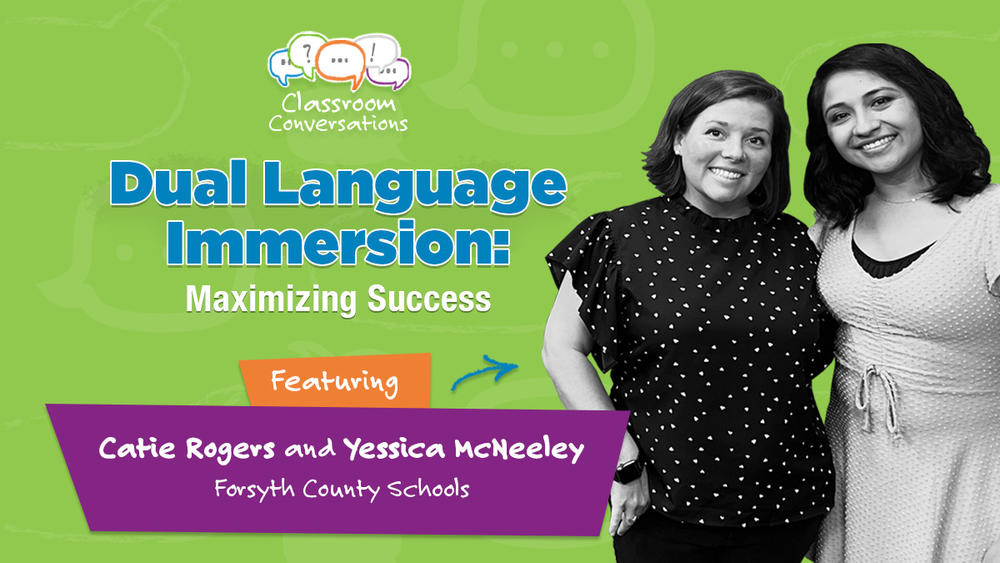 Catie Rogers and Yessica McNeeley in Classroom Conversations