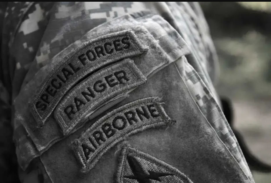 A U.S. Army Airborne Ranger soldier