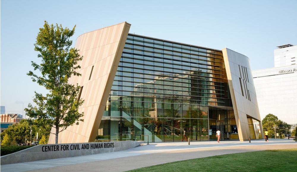 The National Center for Civil and Human Rights in downtown Atlanta.