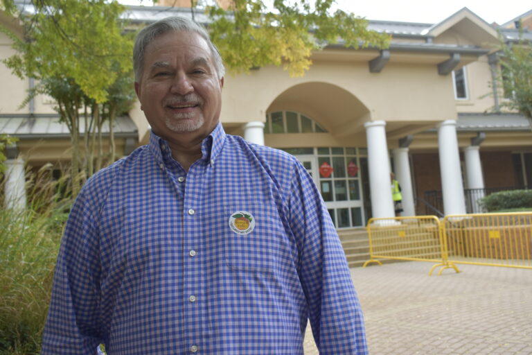  J. Thomas of Smyrna was one of the first Georgians to cast his ballot when early voting opened Oct. 17. Ross Williams/Georgia Recorder