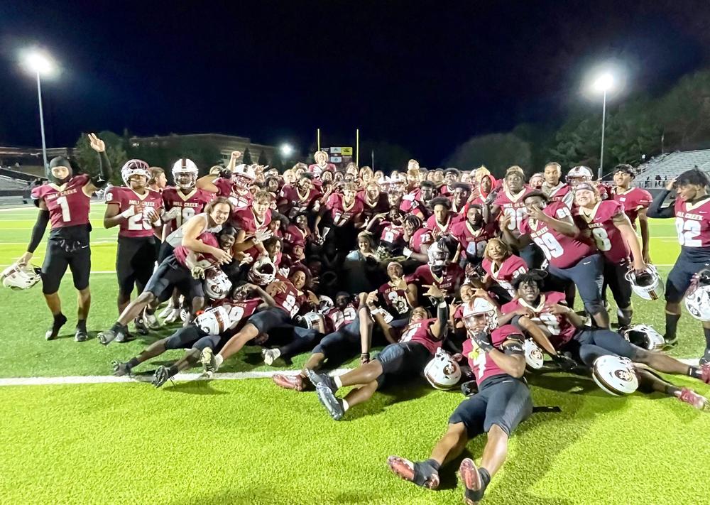 Ruby Reese was Mill Creek Homecoming Freshman Queen with the Mill Creek High School Football Team