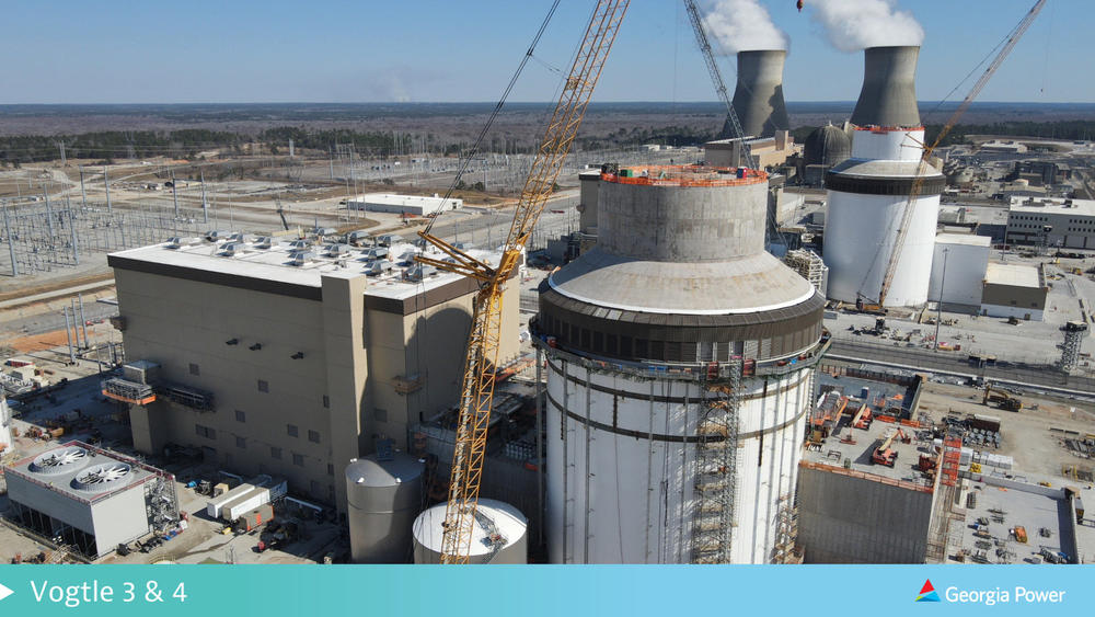 Aerial image of Vogtle 3 & 4