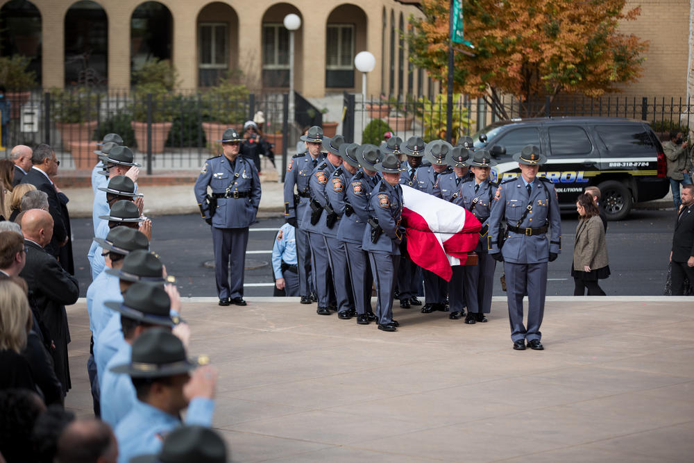 House Speaker David Ralston lies at the State Capitol