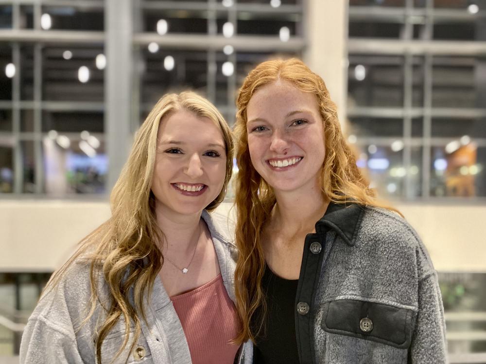 Heather Boman and Auburn McCrary at Enmarket Arena