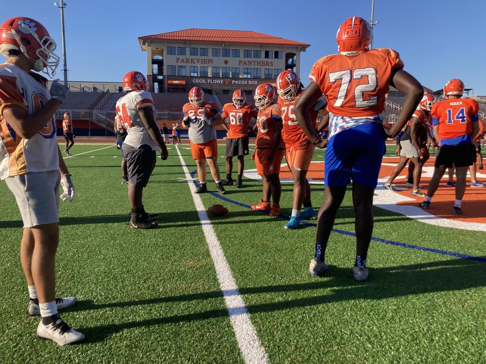 Parkview Offensive line