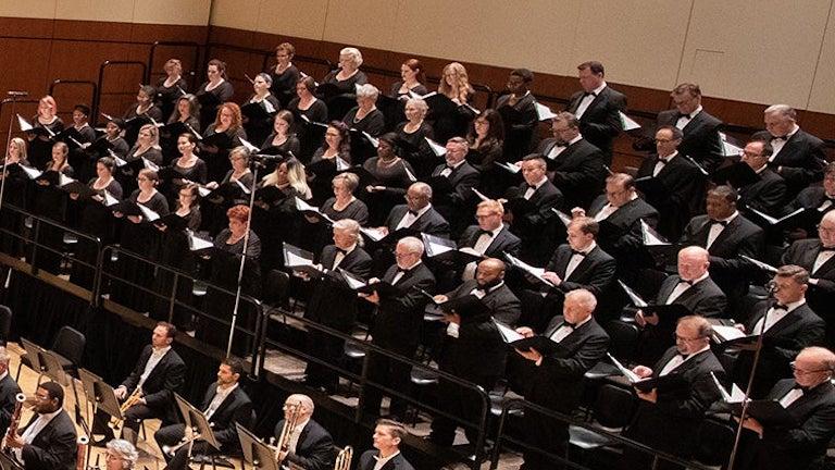 The ASO and choir.
