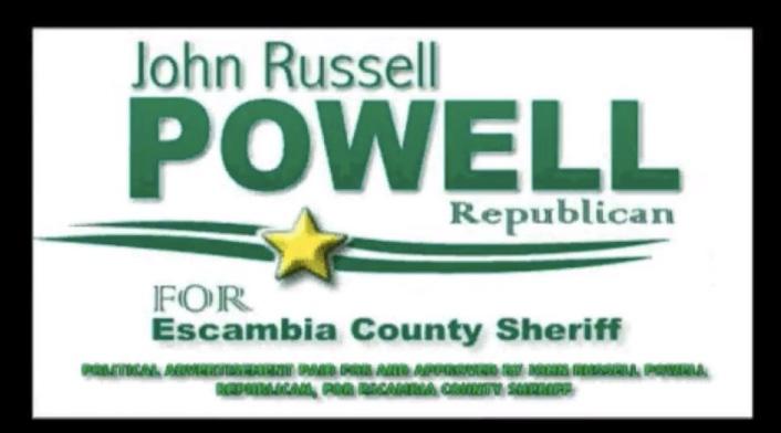  John Powell unsuccessfully ran for sheriff of his hometown county in 2012. His candidacy suffered after a prosecutor charged Powell with violating campaign finance law weeks before the election. Credit: Powell campaign YouTube