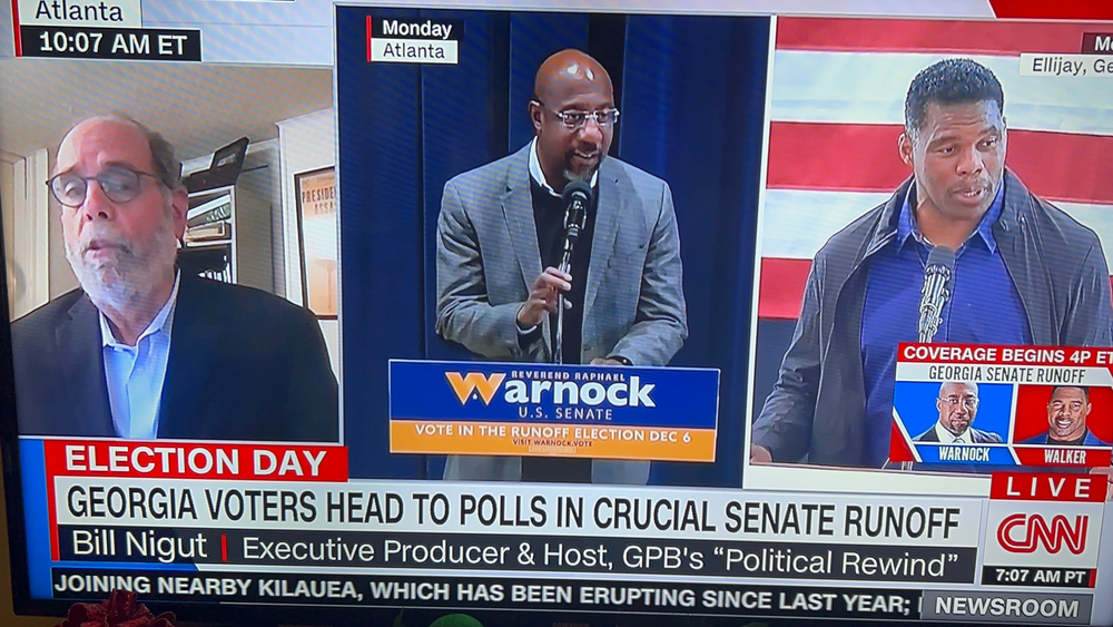 Political Rewind's Bill Nigut appeared on CNN this morning to discuss the U.S. Senate runoff election