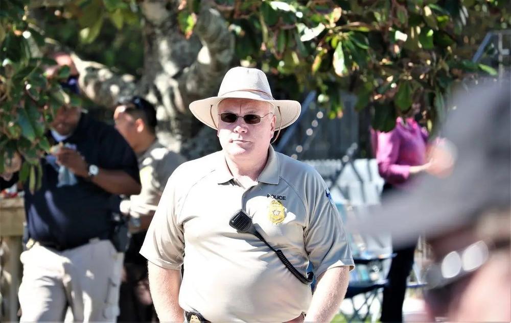 John Powell in 2017 at a law enforcement training weekend. Credit: Glynn County Police Department