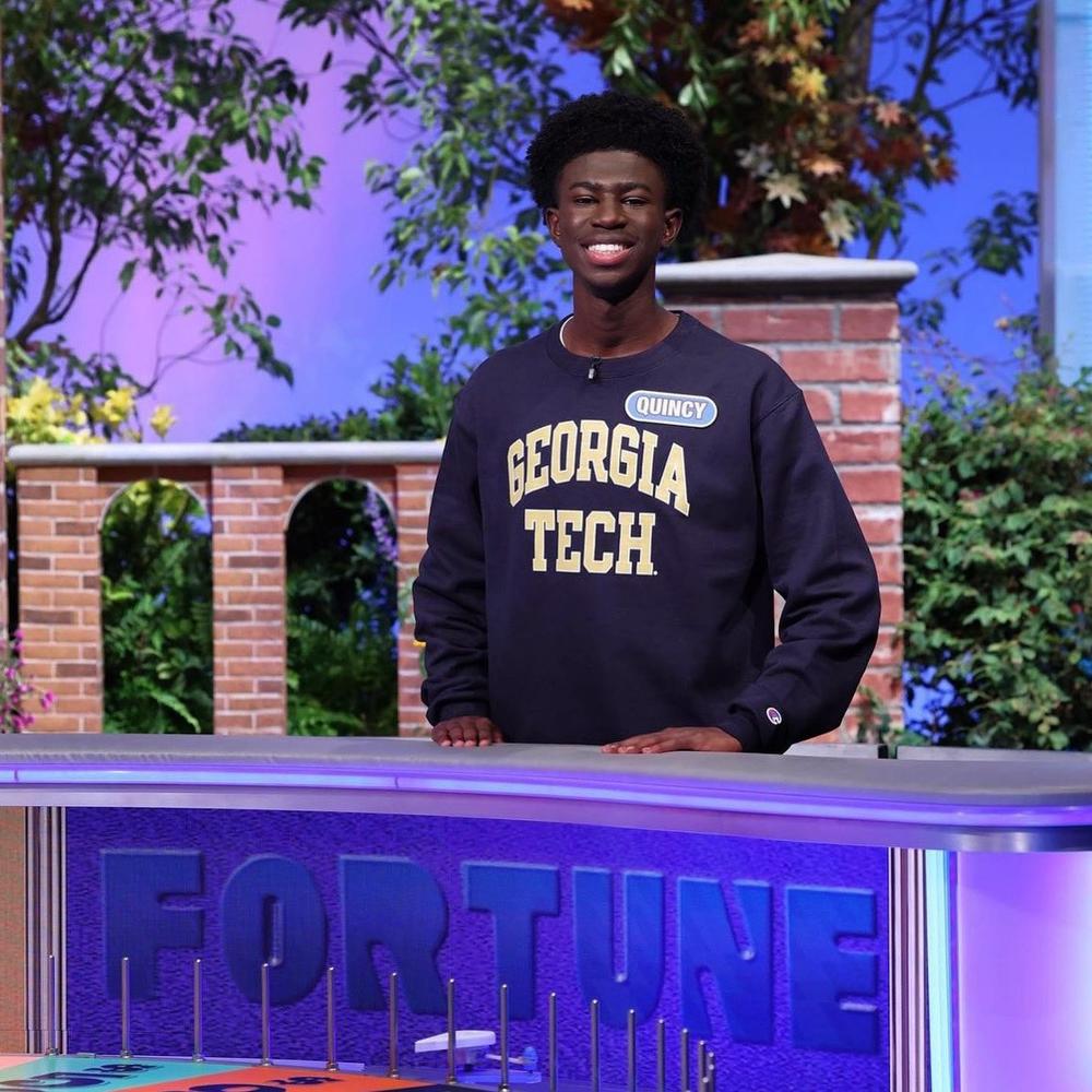 Quincy Howard wins big on Wheel of Fortune!  