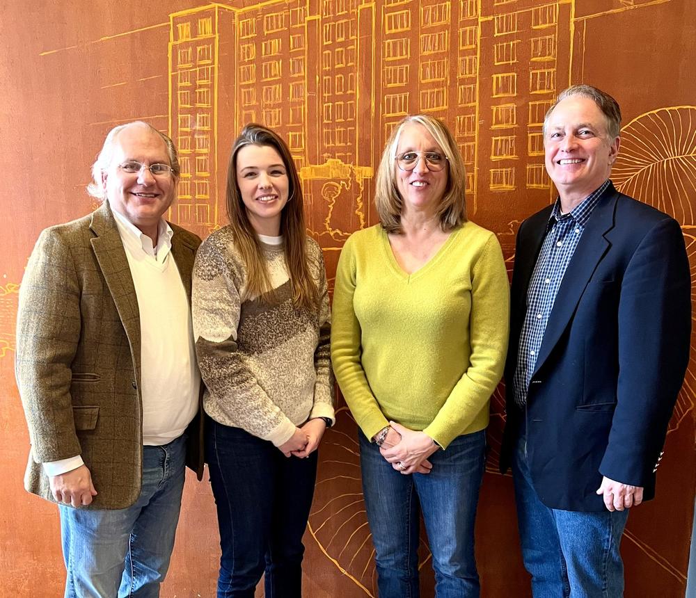 A group of four people with the Georgia Council for Recovery