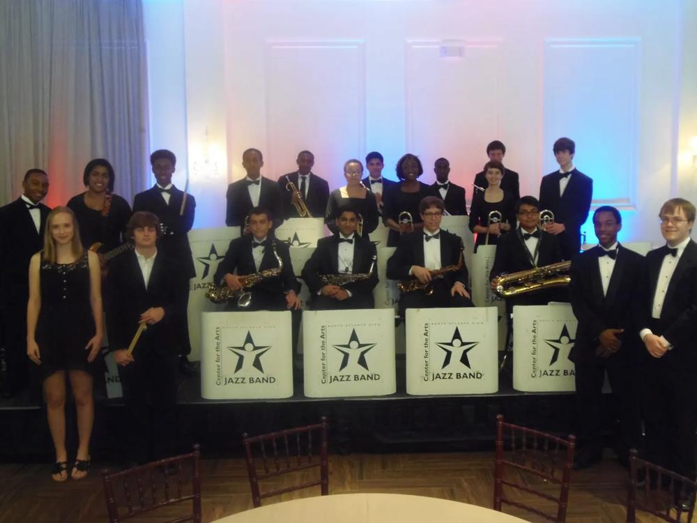 North Atlanta High School Jazz Band performed at a fundraiser in 2022