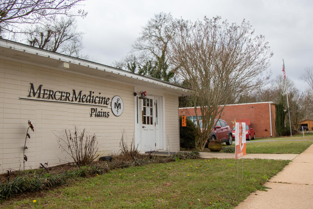 Mercer Medicine clinic in Plains, Ga.