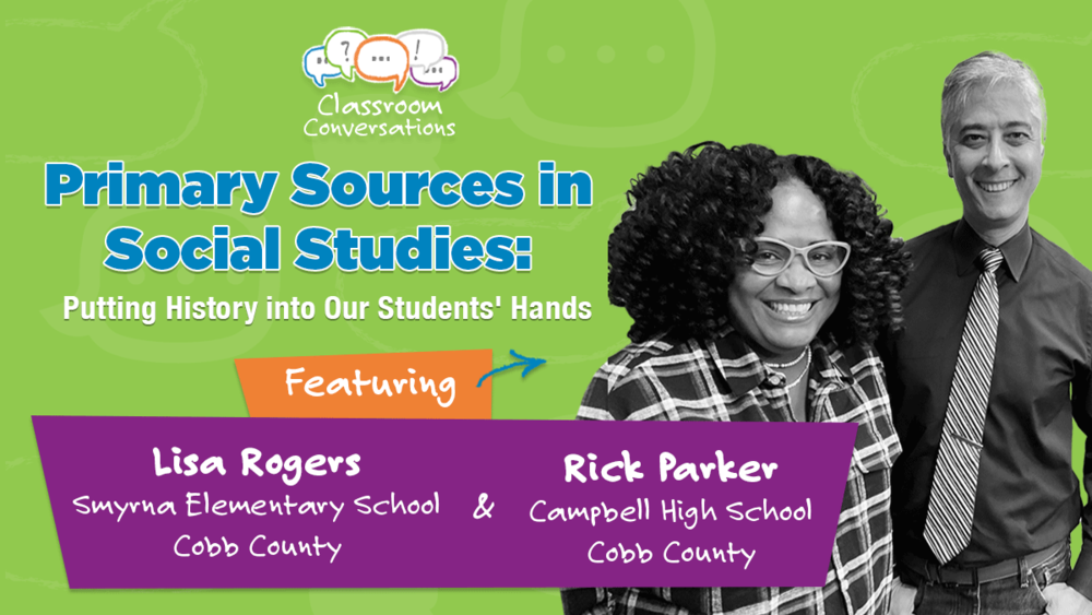 Lisa Rogers and Rick Parker in Classroom Conversations