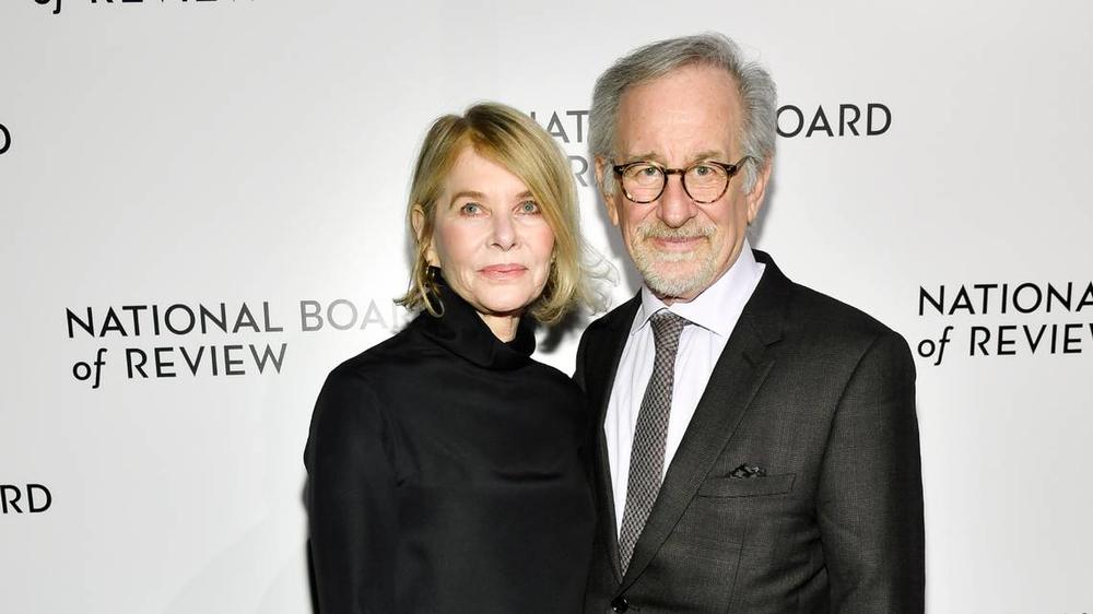 Best director honoree Steven Spielberg, right, and wife Kate Capshaw attend the National Board of Review Awards Gala on Jan. 8 in New York. Capshaw is among the artists who will participate in an artist talk at Columbus State.