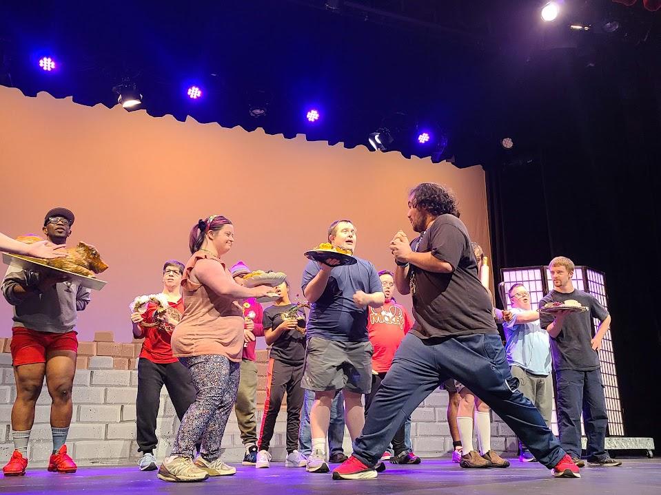 Patrick Robinson looks over the kingdom during a March 2 rehearsal as his role of the King in Cinderella during his 10th season with Jerry's Habima Theatre. 