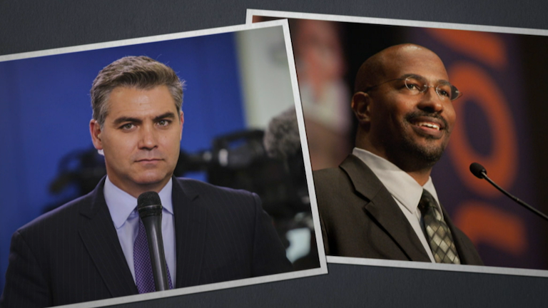 Jim Acosta and Van Jones