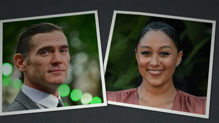 Photographs of actors Billy Crudup and Tamera Mowry-Housley.