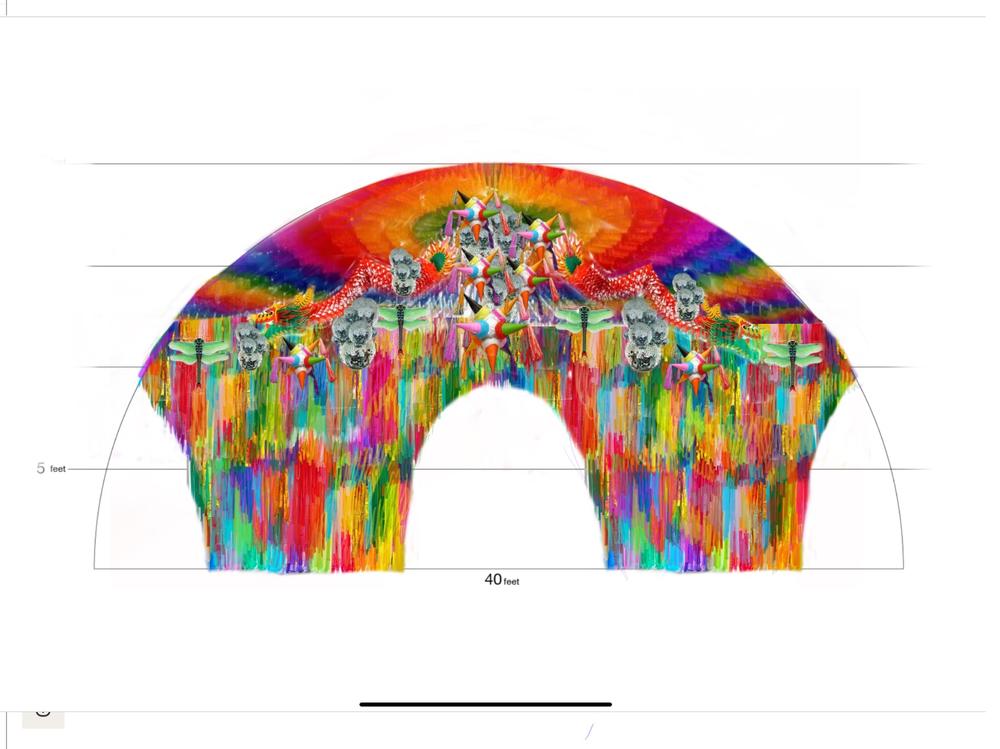 Tanya Aquiñiga (American, born 1978), HAPPY JOYLANTA, 2023, rendering, courtesy of Tanya Aquiñiga. © Tanya Aquiñiga.