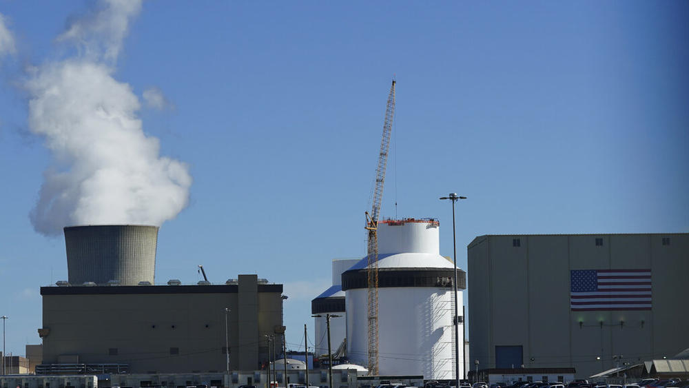 Reactor number 3 and it's cooling tower stands at Georgia Power Co.'s Plant Vogtle nuclear power plant on Jan. 20, 2023, in Waynesboro, Ga. The nuclear plant has begun splitting atoms in one of its two new reactors, Georgia Power Co. said Monday, March 6, 2023, a key step toward reaching commercial operation at the first new nuclear reactors built from scratch in decades in the United States.